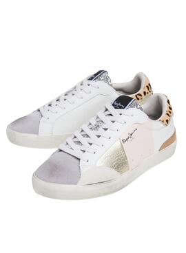 Zapatillas Pepe Jeans Lane sweet rosa para mujer