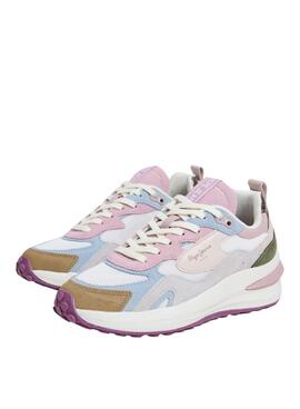 Zapatillas Pepe Jeans Winslow Urban rosa para mujer