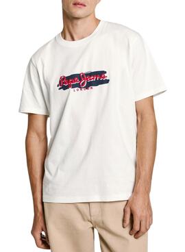 Camiseta Pepe Jeans Ashram blanco para hombre