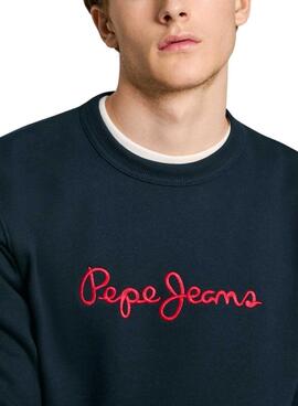 Sudadera Pepe Jeans New Joe marino para hombre