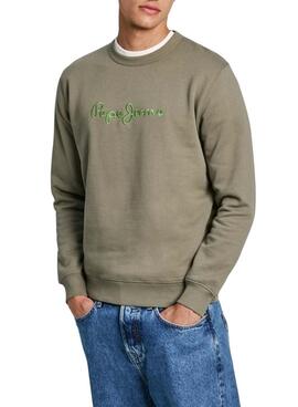 Sudadera Pepe Jeans New Joe verde para hombre