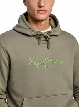 Sudadera Pepe Jeans New Joe Hoodie verde para hombre