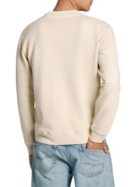 Sudadera Pepe Jeans Simon beige para hombre