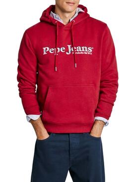 Sudadera Pepe Jeans Somers rojo para hombre