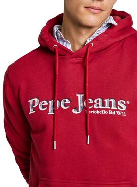 Sudadera Pepe Jeans Somers rojo para hombre