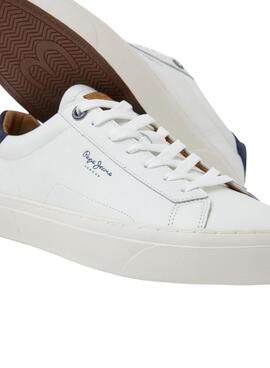 Zapatillas Pepe Jeans Yogi blanco para hombre