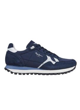 Zapatillas Pepe Jeans Brit On azul para hombre