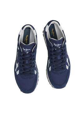 Zapatillas Pepe Jeans Brit On azul para hombre