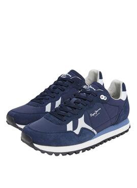 Zapatillas Pepe Jeans Brit On azul para hombre