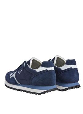 Zapatillas Pepe Jeans Brit On azul para hombre