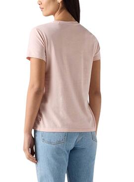 Camiseta Levis The Perfect Tee Neutrals rosa para mujer