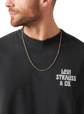 Camiseta Levis Vintage negro para hombre