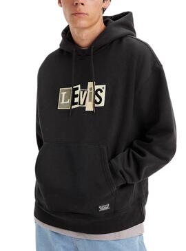 Sudadera Levis Skate negro para hombre