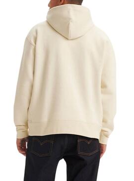 Sudadera Levis Skate beige para hombre