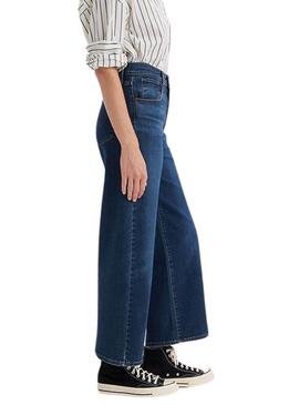 Pantalón vaquero Levis Coulotte denim para mujer