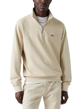 Sudadera Levis Original HM beige para hombre