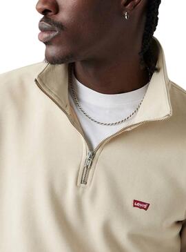 Sudadera Levis Original HM beige para hombre