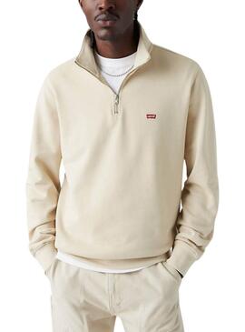 Sudadera Levis Original HM beige para hombre