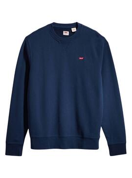 Sudadera Levis básica azul para hombre