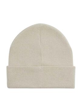 Gorro Calvin Klein Monogram beige para mujer y hombre