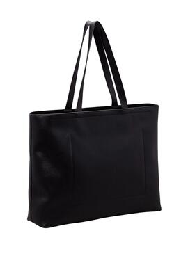 Bolso Calvin Klein Jeans Sculpted tote negro para mujer