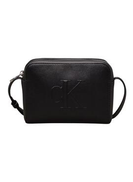 Bolso Calvin Klein Jeans Camera sculpted negro para mujer