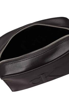 Bolso Calvin Klein Jeans Camera sculpted negro para mujer