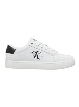 Zapatillas Calvin Klein Jeans Chunky cupsole blanco y negro para mujer