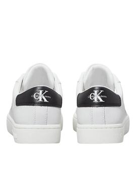 Zapatillas Calvin Klein Jeans Chunky cupsole blanco y negro para mujer