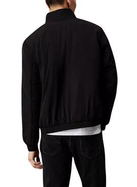 Cazadora Calvin Klein Jeans Harrington negro para hombre