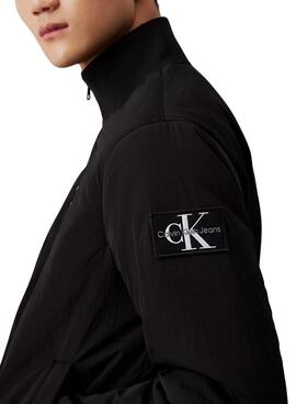 Cazadora Calvin Klein Jeans Harrington negro para hombre