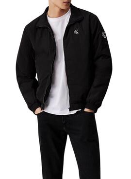 Cazadora Calvin Klein Jeans Harrington negro para hombre