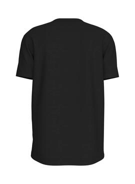 Camiseta Calvin Klein Jeans Monologo negro para hombre