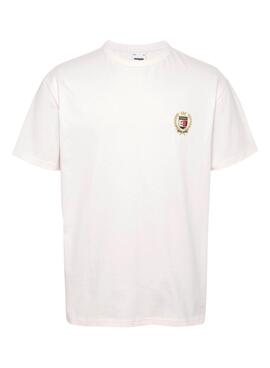 Camiseta Tommy Hilfiger Crest Flag blanco para hombre