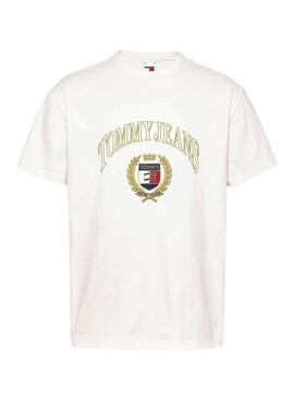 Camiseta Tommy Hilfiger Gold Crest blanco para hombre