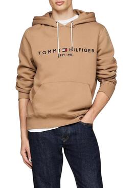 Sudadera Tommy Hilfiger Hoody tostado para hombre