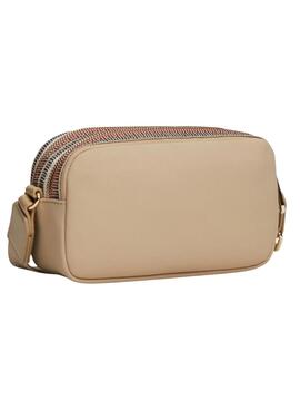 Bolso Tommy Hilfiger Poppy Camera beige para mujer