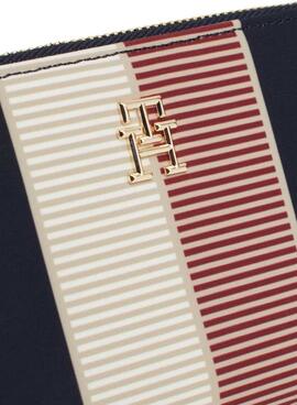 Billetera Tommy Hilfiger Large rayas para mujer