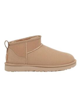 Botas UGG Classic ultra mini beige para mujer