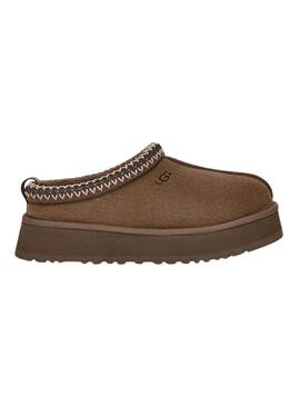 Zuecos UGG Tasman marrón con plataforma para mujer