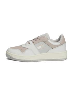 Zapatillas Tommy Jeans Retro Basket pastel para mujer