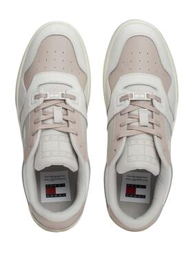 Zapatillas Tommy Jeans Retro Basket pastel para mujer