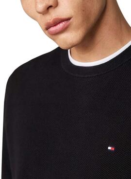 Jersey Tommy Hilfiger Essential negro para hombre