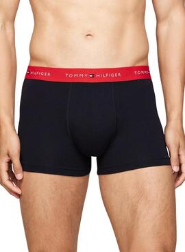 Calzoncillos Tommy Jeans pack boxer negro para hombre