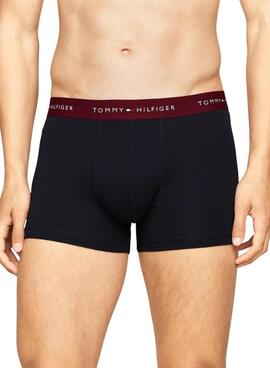 Calzoncillos Tommy Jeans pack boxer negro para hombre