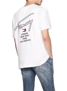 Camiseta Tommy Jeans City blanco para hombre