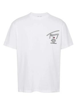 Camiseta Tommy Jeans City blanco para hombre