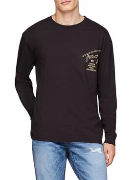 Camiseta Tommy Jeans Twist negro para hombre