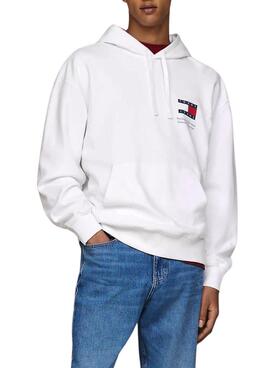 Sudadera Tommy Jeans Novelty blanco para hombre