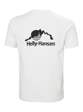 Camiseta Helly Hansen Nord blanco para hombre